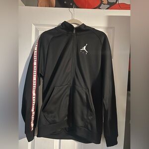 Jordan Mens Jumpman Taped Tricot Black/White Jacket